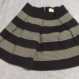 Black and white skirt